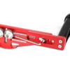 NovelGoal DSLR Diving Dual Handheld Tray Bracket Handle Grip Rig with 1/4" Screw Base for Hero 13 Action Cameras Underwater Light Photo Mount (Red) view 3