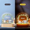 VEELU Personalized Gifts for Kids - Custom Name Night Light with Cute Animals - Acrylic LED Lamp - Birth Gift for Boy and Girl - Bedroom Nursery Baby Room Decor Newborn Gifts with Name and Date view 4