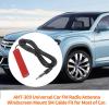 Car Stereo FM Radio Antenna, Adhesive Mount Hidden Windshield Antenna with DIN Plug for Vehicle Truck SUV Stereo in Dash Head Unit CD Media Receiver Player Audio Tuner Amplifier, 16.4FT/5M view 2