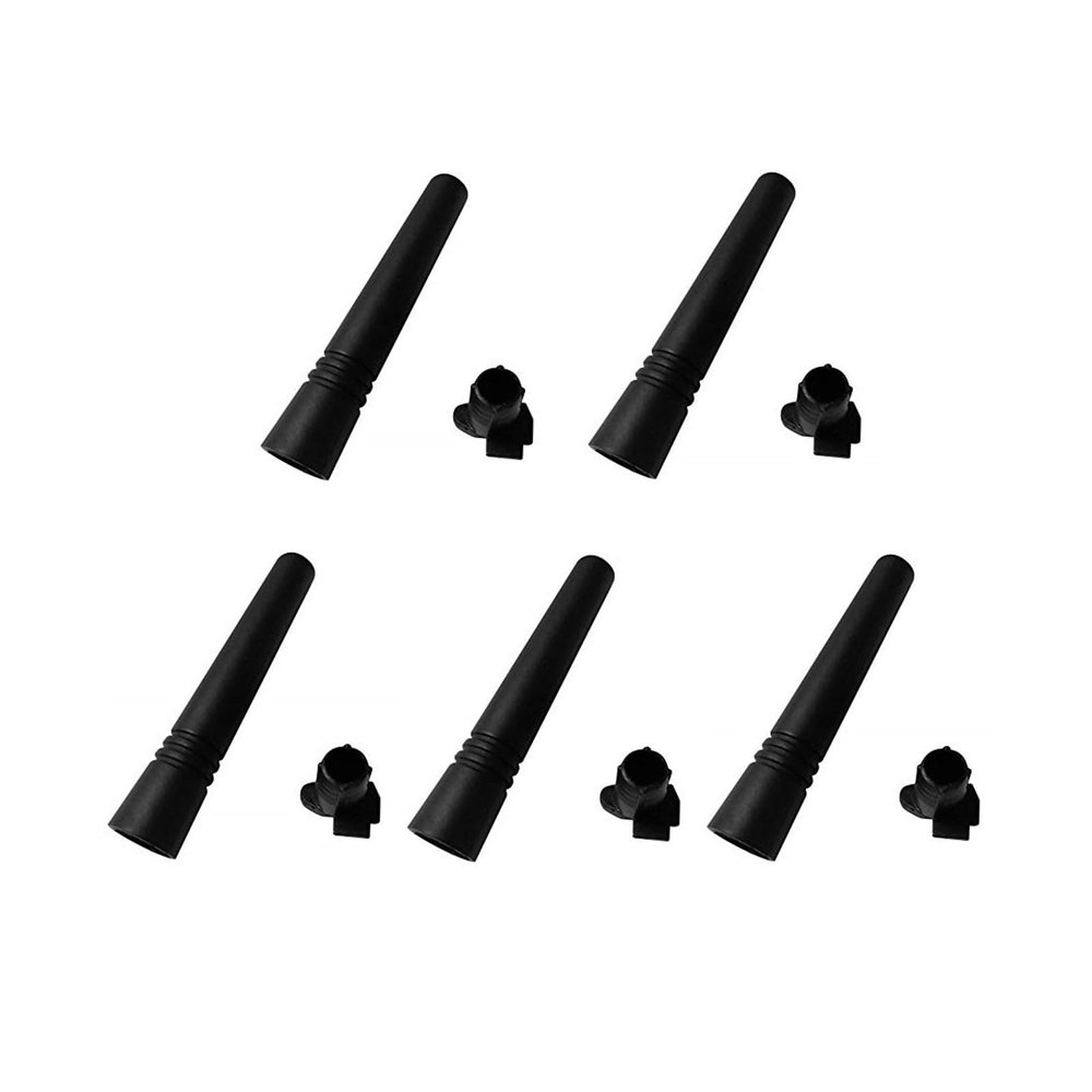 5 Pack Plastic Walkie Talkie Antenna Sleeve Casing Cover Set for CP110 EP150 XTNI A10 RDU2020 RDV2020 RDU4100 RDV5100 Portable Radio (3 Inch)