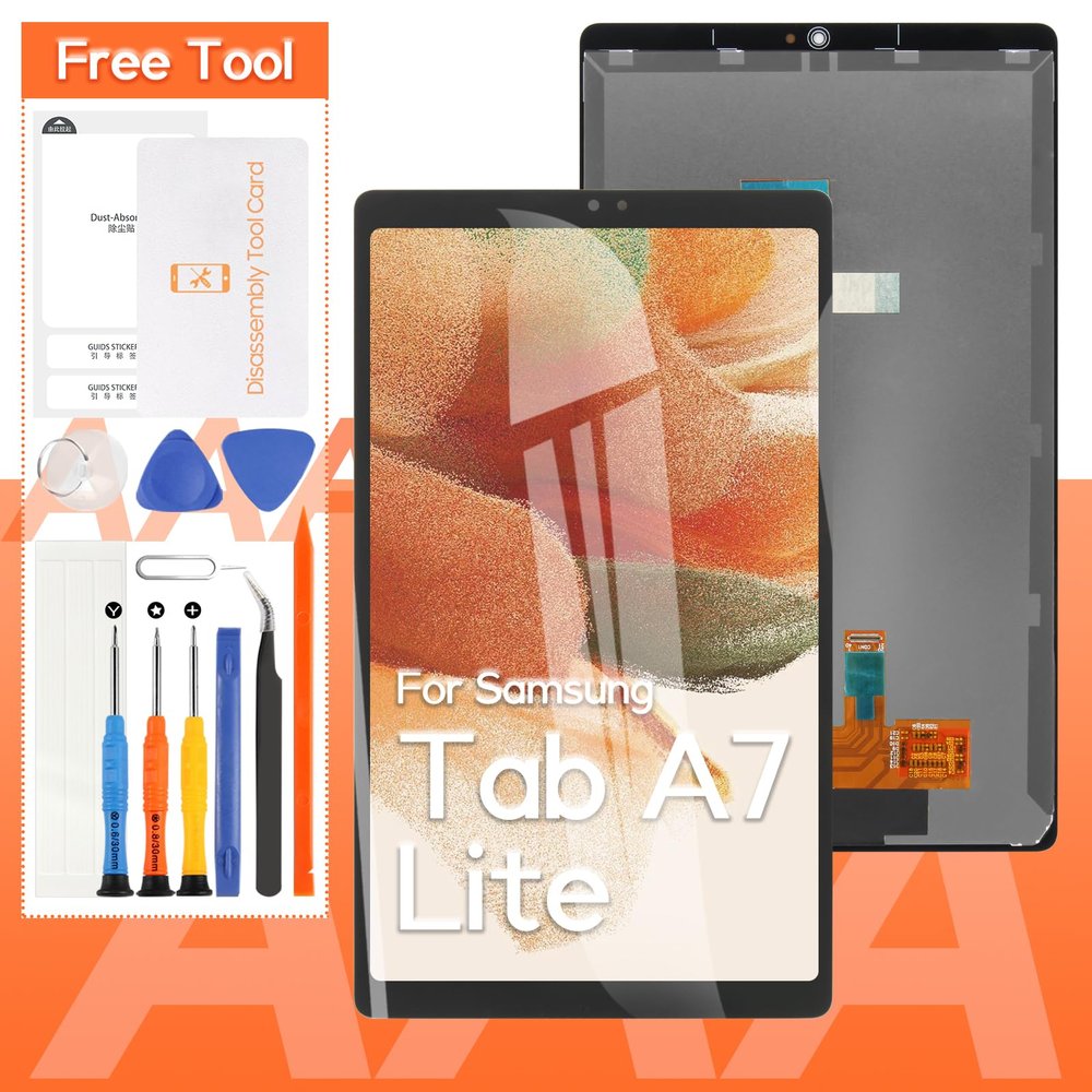 Screen Replacement For Samsung Galaxy Tab A7 Lite SM-T220 T220N Wi-FI Version LCD Display Touch Screen Digitizer Full Assembly,with Tools(Not for T227u/T225)