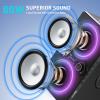 TPyesss Bluetooth Speakers, 80W(Peak) Wireless TWS Portable Bluetooth Speaker, Beat-Driven Lights, 100dB Loud Stereo Speaker with BassUp, Speakers with Subwoofer for Outdoor, Party, Camping view 2