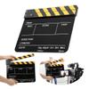 Acrylic Clapperboard, Made of Organic Materials, Professional and Sound, Write with Marker or Chalk, Great Movie Souvenirs (Yellow Strip Blackboard (PAV1YBE)) view 2