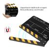 Acrylic Clapperboard, Made of Organic Materials, Professional and Sound, Write with Marker or Chalk, Great Movie Souvenirs (Yellow Strip Blackboard (PAV1YBE)) view 4