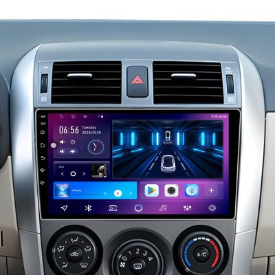 8 Core 32G ROM Upgrade Android 13 Car Radio for Toyota Corolla 2009-2013: 9" 1280 * 800 Touchscreen Stereo with Wireless Carplay Android Auto 1080P Backup Camera 5G WiFi Bluetooth DSP GPS SWC