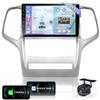 8Core 5GWiFi Car Radio for Jeep Grand Cherokee 2011 2012 2013: 9" 1280x800 Touch Screen Stereo Replacement Wireless Carplay Android Auto GPS Bluetooth5.0 FM DSP SWC Mirror Link Backup Camera view 1