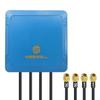 Maswell 4 Combo 5G 2X2 MIMO Plus WIFI7 2X2 MIMO 700-6000MHz Antenna Cellular 5G 4G LTE Screw and Adhesive Mount omnidirectional Bluetooth Wimax Zigbee Antenna SMA Male RP SMA Plug Not for Boosting view 1