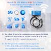 Maswell 4 Combo 5G 2X2 MIMO Plus WIFI7 2X2 MIMO 700-6000MHz Antenna Cellular 5G 4G LTE Screw and Adhesive Mount omnidirectional Bluetooth Wimax Zigbee Antenna SMA Male RP SMA Plug Not for Boosting view 4