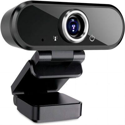 ASMEIR 1080P HD mini Webcam with Microphone, USB Port Support for Laptop Desktop Computers, Suitable for Real-time Video conferencing