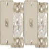 Leviton 40214-I Telephone Wall Jack, 6P4C, Screw Terminal, Ivory (Pack of 2) view 1