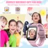 DERUI Smart Watch for Kids 3-12 Years Boys Girls, 26 Puzzle Games, Smartwatch with Camera, Pedometer, Stopwatch, Video Voice Music Player Calendar Alarm Clock Learn Card for Children Gifts (Pink) view 3