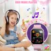 DERUI Smart Watch for Kids 3-12 Years Boys Girls, 26 Puzzle Games, Smartwatch with Camera, Pedometer, Stopwatch, Video Voice Music Player Calendar Alarm Clock Learn Card for Children Gifts (Pink) view 4