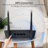 Dbit N300 Easy Setup Wireless Wi-Fi Router Smart Home Internet Router - 2 x High Power Antennas, 4 x Fast Ethernet Ports, Supports Wireless Repeater, WISP Mode (T1 Pro) view 4