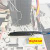 JMT PCIE 4.0 X16 Extension Cable 32GBS GEN4 Braided Mesh Harness Riser for AI Server Graphics Card Bendable GPU Adapter (30cm,16AB4 Right to Left) view 4