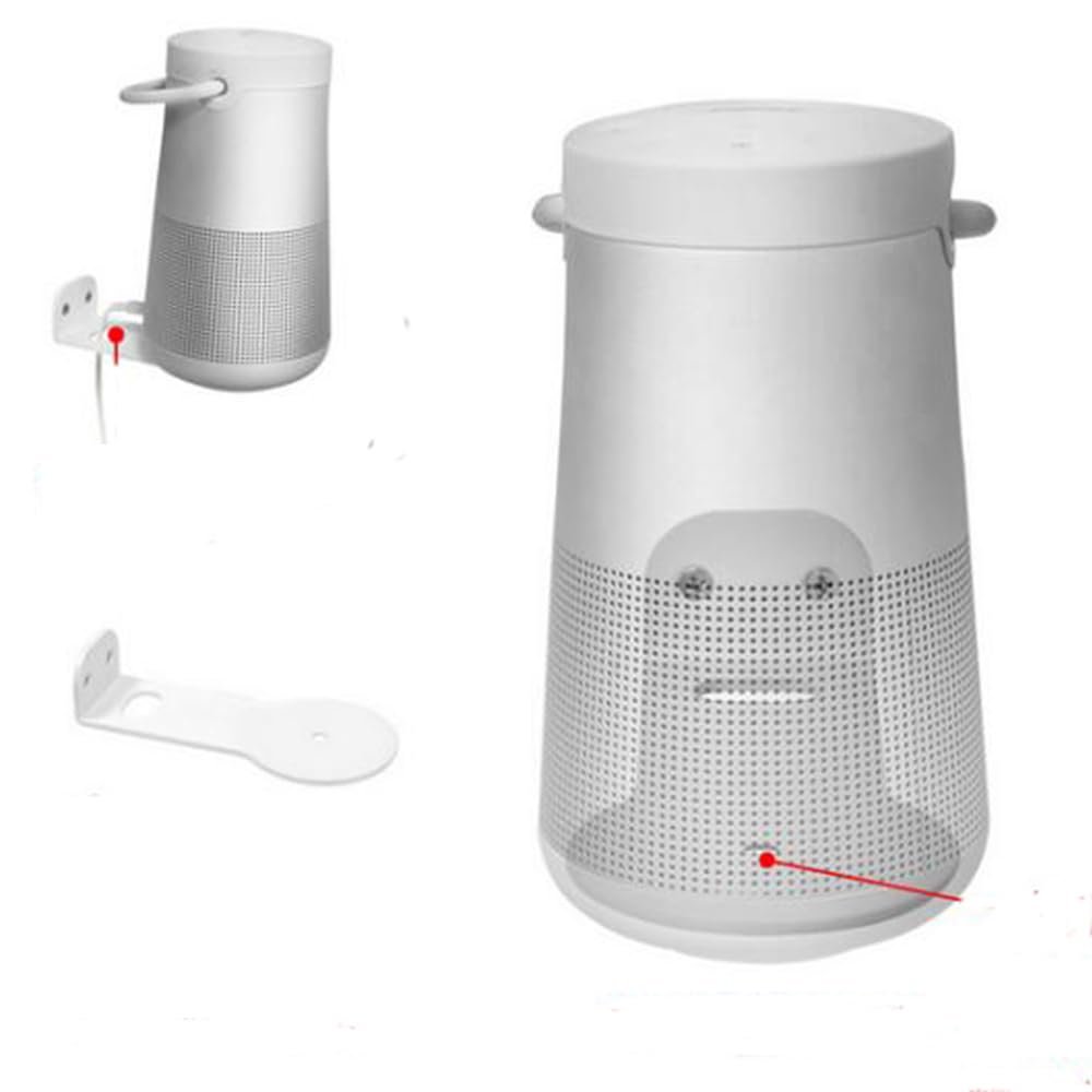 Coyktonty Aluminium Wall Bracket/Wall Mount Bracket for Bose Revolve/Revolve+ Speakers,Duty Speaker Mount for Bose Revolve/Revolve+ Mounting Brackets (White)