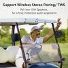 PILSAMAS Golf Speaker, Golf Cart Speakers Bluetooth Wireless with Strong Magnetic, Loud with Rich Bass, Portable Outdoor IPX7 Waterproof Bluetooth Speaker, Golf Cart Accessories view 4