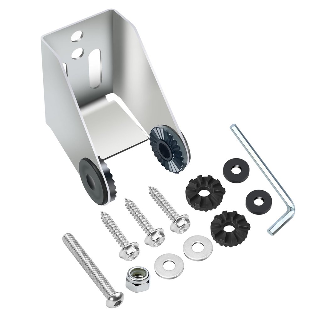Vanshly 740162-1 MHX MXNT Metal Bracket for Si G2N Transom Mounting Hardware,Transducer Mount Fits XNT Transom-Mount Transducers