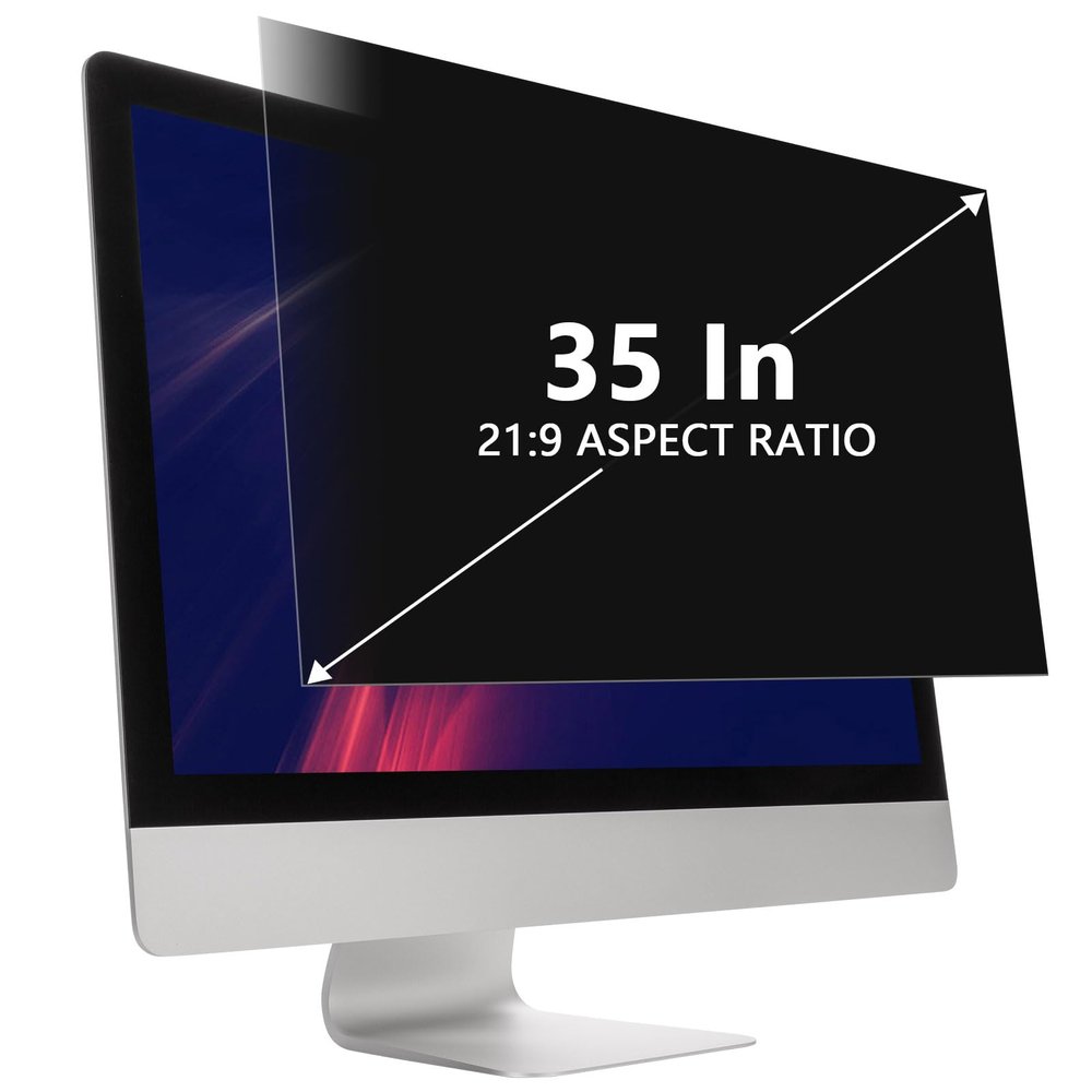 AIZYR Computer Privacy Screen Filter for 35 Inch Computer Monitor Anti Glare, Anti Scratch, Anti Fingerprint(82X34.5cm)
