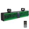 KEMIMOTO 6-Speaker Metal UTV Sound Bar, 25-inch IP65 Waterproof Golf Cart Sound Bar, ATV Speaker Bluetooth with RGB, SxS Soundbar Compatible with Polaris RZR Can-Am w/ 1.25 in - 2 in Roll Bar view 1