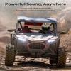 KEMIMOTO 6-Speaker Metal UTV Sound Bar, 25-inch IP65 Waterproof Golf Cart Sound Bar, ATV Speaker Bluetooth with RGB, SxS Soundbar Compatible with Polaris RZR Can-Am w/ 1.25 in - 2 in Roll Bar view 3