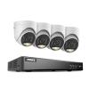 ANNKE 8CH Security Camera System, H.265+ 5-in-1 4K DVR Recorder with AI Human/Vehicle Detection, 4X 3K IP67 CCTV Outdoor Cameras with Smart Dual Light, Built-in Mic, Work with Alexa, NO Hard Drive view 1