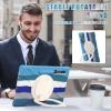 360 Rotation Case for Samsung Galaxy Tab S9 Ultra 14.6" Sturdy Cover Rotate Ring Stand Shoulder Carrying Strap Hand Strap Rugged Children Adults Outdoor Case (Colourful Blue) view 4
