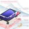 360 Rotation Case for Samsung Galaxy Tab S9+ 12.4" Sturdy Cover Rotate Ring Stand Shoulder Carrying Strap Hand Strap Rugged Children Adults Outdoor Case (Rosegold) view 2