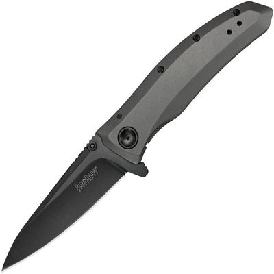 PIATAS OLE Grid Framelock A/O Blade Gray Titanium Coated Handle Folding Knife 2200 87171040912