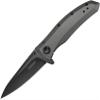 PIATAS OLE Grid Framelock A/O Blade Gray Titanium Coated Handle Folding Knife 2200 87171040912 view 1