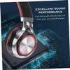PATINS Wired Over Ear Headphones, Black & Red, 40mm Drivers, Noise-Isolating, Foldable, Lightweight, Perfect for Music, Gaming, Travel & Daily Use view 3
