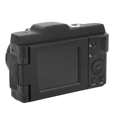 Cryfokt Digital Camera, 16MP Video Camera Camcorder, 180 Degree Flip Screen, Black, Mirrorless, 16X Digital Zoom, 1080P, Vlogging Camera for Recording Daily Life