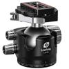 Leofoto LH-LR Ball Head, Lever Release, Bubber Level, Low Profile, 3/8" Srew Hole, Arca Compatible (LH-55LR) view 3