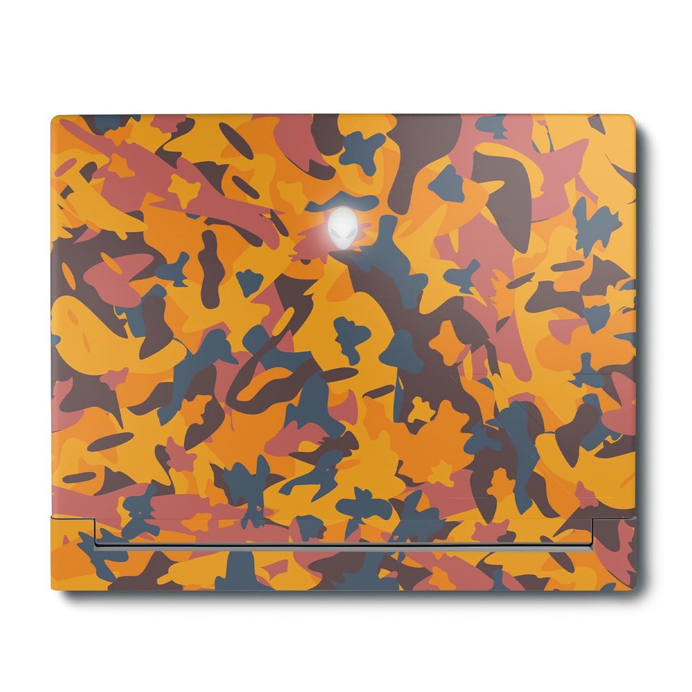 MightySkins Skin Compatible with Alienware X16 R1 (2023) Full Wrap Kit - Autumn Camouflage | Protective, Durable, and Unique Vinyl Decal wrap Cover | Easy to Apply & Change Styles | Made in The USA