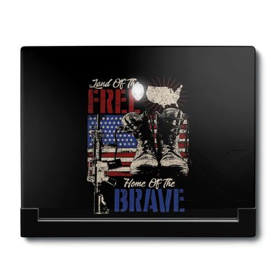 MightySkins Skin Compatible with Alienware X16 R1 (2023) Full Wrap Kit - Land of The Free | Protective, Durable, and Unique Vinyl Decal wrap Cover | Easy to Apply & Change Styles | Made in The USA