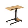 TigerDad Mobile Adjustable Height Laptop Stand PC Computer Portable Notebook Swivel Laptop Desk Rolling Table Desk Cart Tiltable with Wheels Casters& Mouse Pad Table view 3