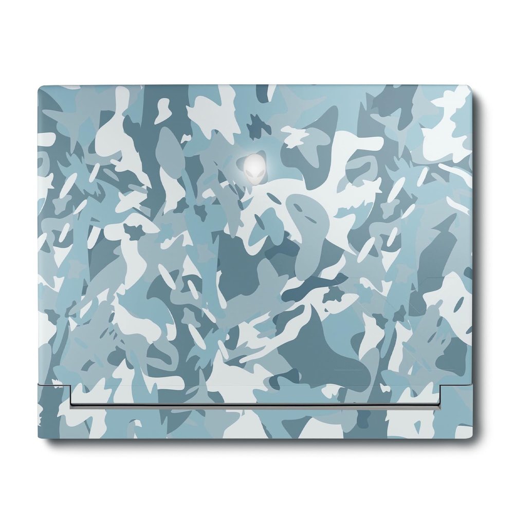 MightySkins Skin Compatible with Alienware X16 R1 (2023) Full Wrap Kit - Arctic Camouflage | Protective, Durable, and Unique Vinyl Decal wrap Cover | Easy to Apply & Change Styles | Made in The USA
