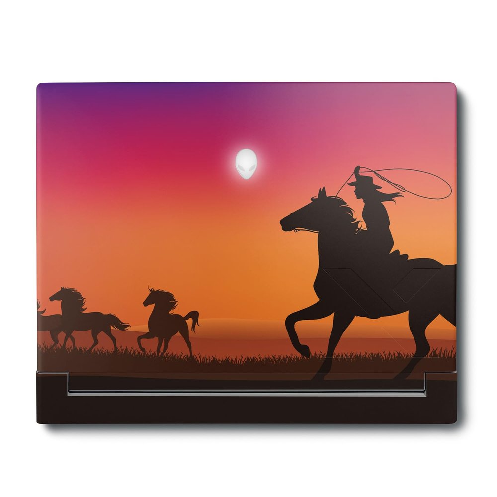 MightySkins Skin Compatible with Alienware X16 R1 (2023) Full Wrap Kit - Cowgirl | Protective, Durable, and Unique Vinyl Decal wrap Cover | Easy to Apply & Change Styles | Made in The USA