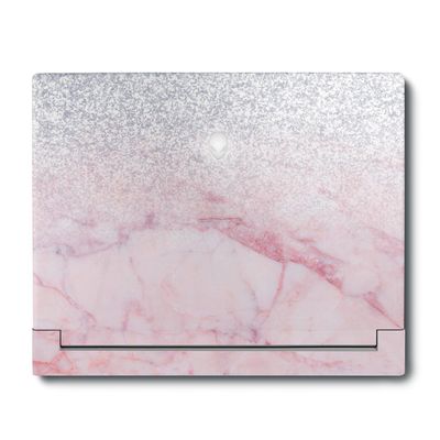 MightySkins Skin Compatible with Alienware X16 R1 (2023) Full Wrap Kit - Girly Marble Dazzle | Protective, Durable, and Unique Vinyl Decal wrap Cover | Easy to Apply & Change Styles | Made in The USA