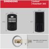 Kwikset 9250TRS-11PS Transitional Powerbolt 2 Electronic SmartCode Deadbolt SmartKey with RCAL Latch and RCS Strike Venetian Bronze Finish view 2
