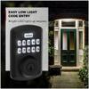 Kwikset 9250TRS-11PS Transitional Powerbolt 2 Electronic SmartCode Deadbolt SmartKey with RCAL Latch and RCS Strike Venetian Bronze Finish view 4