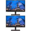 Lenovo ThinkVision S22e 22-inch 1920 x 1080 LED Backlit Full HD LCD Monitor, 2-Pack Bundle with HDMI, VGA view 1