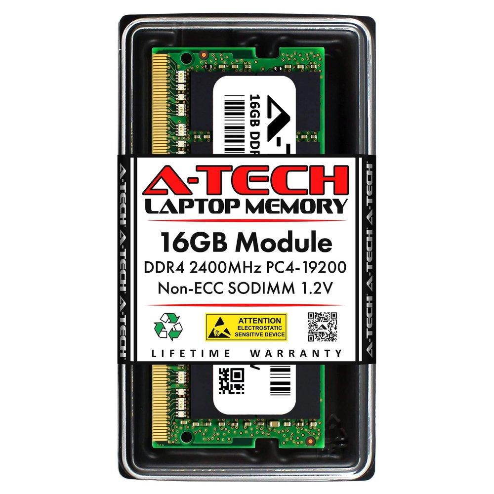 A-Tech 16GB RAM for Intel NUC NUC6I5SYH, NUC7i3BNH, NUC7i5BNH, NUC7i5DNKE, NUC7i7BNH | DDR4 2400MHz PC4-19200 SODIMM Non-ECC Memory Upgrade