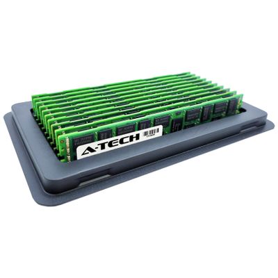 A-Tech 192GB Kit (12x16GB) RAM for Intel S5520HCT | DDR3 1066MHz PC3-8500 ECC RDIMM 4Rx4 1.5V Registered Server Memory Upgrade