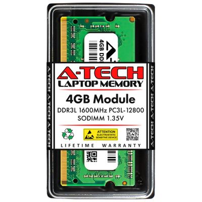 A-Tech 4GB RAM for Synology DiskStation DS1815+, DS2015xs, DS216, DS2415+, DS916+ | DDR3 1600MHz PC3-12800 SODIMM 1.35V Non-ECC Memory Upgrade