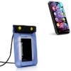 BoxWave Case Compatible with TIMMKOO WiFi Mp3 Player - AquaProof Pouch, Triple Sealed Waterproof Carrying Pouch Lanyard - Blue view 1