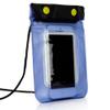 BoxWave Case Compatible with TIMMKOO WiFi Mp3 Player - AquaProof Pouch, Triple Sealed Waterproof Carrying Pouch Lanyard - Blue view 2