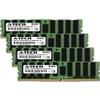 A-Tech 128GB Kit (4x32GB) RAM for Supermicro SuperServer 1029P-WTRT, 1029U-E1CR25M, 1029UZ-TN20R25M, 2029U-TRT, 6019U-TN4R4T | DDR4 2133MHz PC4-17000 ECC LRDIMM 4Rx4 Load Reduced Server Memory Upgrade view 2