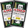 A-Tech 32GB Kit (2x16GB) RAM for Supermicro SuperServer E100-12T-C, E100-12T-E, E100-12T-H, E100-12T-L, E300-12C | DDR4 2933MHz PC4-23400 SODIMM Non-ECC Memory Upgrade view 1