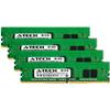 A-Tech 32GB Kit (4x8GB) RAM for Supermicro SuperServer 1019D-4C-RDN13TP+, 1019P-WTR, 1029TP-DC0R, 110D-8C-FRDN8TP, 6029U-E1CR4T | DDR4 2666MHz PC4-21300 ECC RDIMM 1Rx8 Registered Server Memory Upgrade view 2