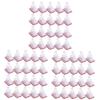 Mikikit 300pcs Self-Adhesive Double-Sided Cable Clips Adjustable Wiring Buckle for Organization Strong Grip Wire Management White view 1